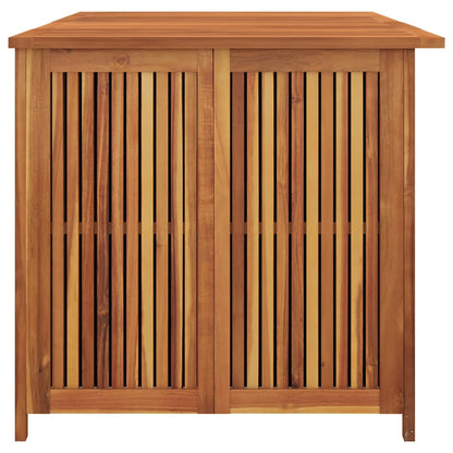 Caixa de arrumação para jardim 200x80x75 cm acácia maciça