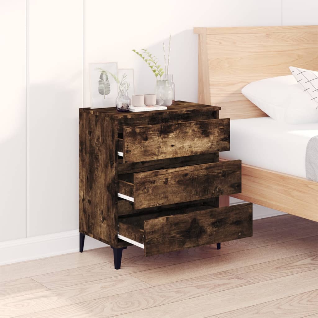 Aparador 60x35x70 cm derivados de madeira carvalho fumado