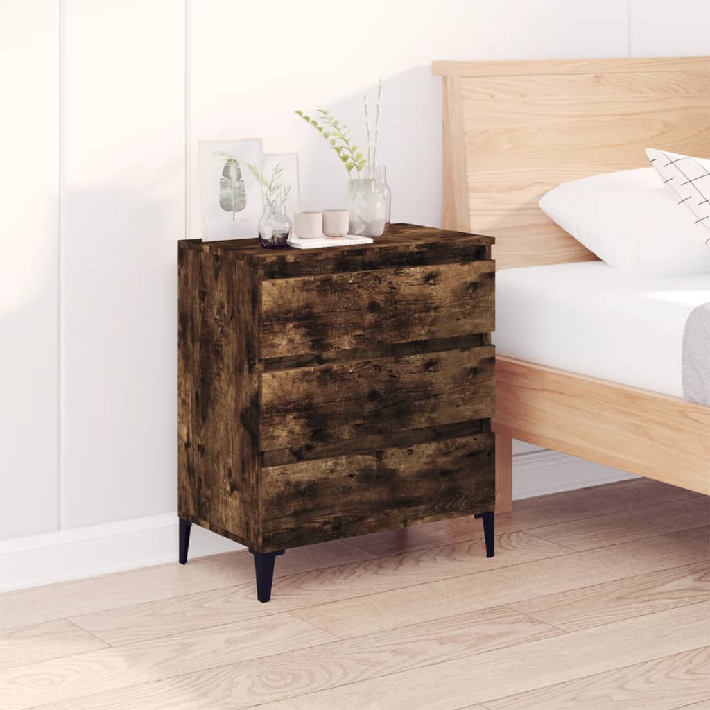 Aparador 60x35x70 cm derivados de madeira carvalho fumado