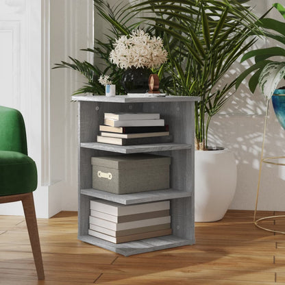 Móvel de apoio 35x35x55 cm derivados de madeira cinzento sonoma