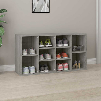 Banco sapateira 103x30x55cm derivados madeira cinzento sonoma