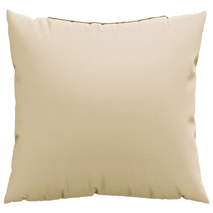 Almofadas de sofá 4 pcs 40x40 cm tecido bege