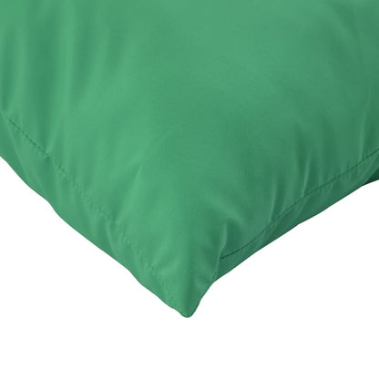 Almofadas de sofá 4 pcs 40x40 cm tecido verde