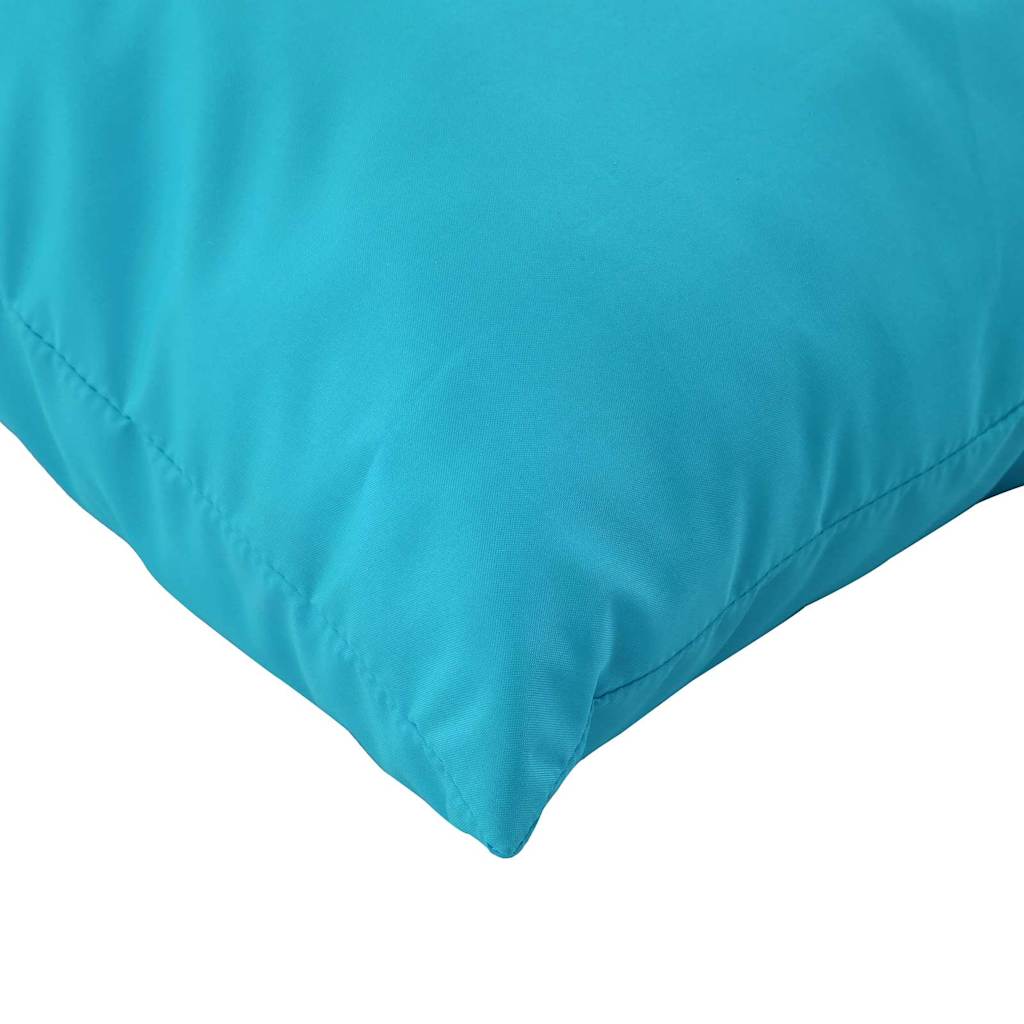 Travesseiros Decorativos 4 pcs Turquesa 40 x 40 cm tecido