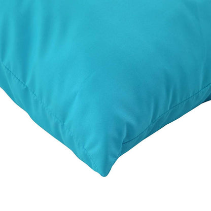 Travesseiros Decorativos 4 pcs Turquesa 40 x 40 cm tecido