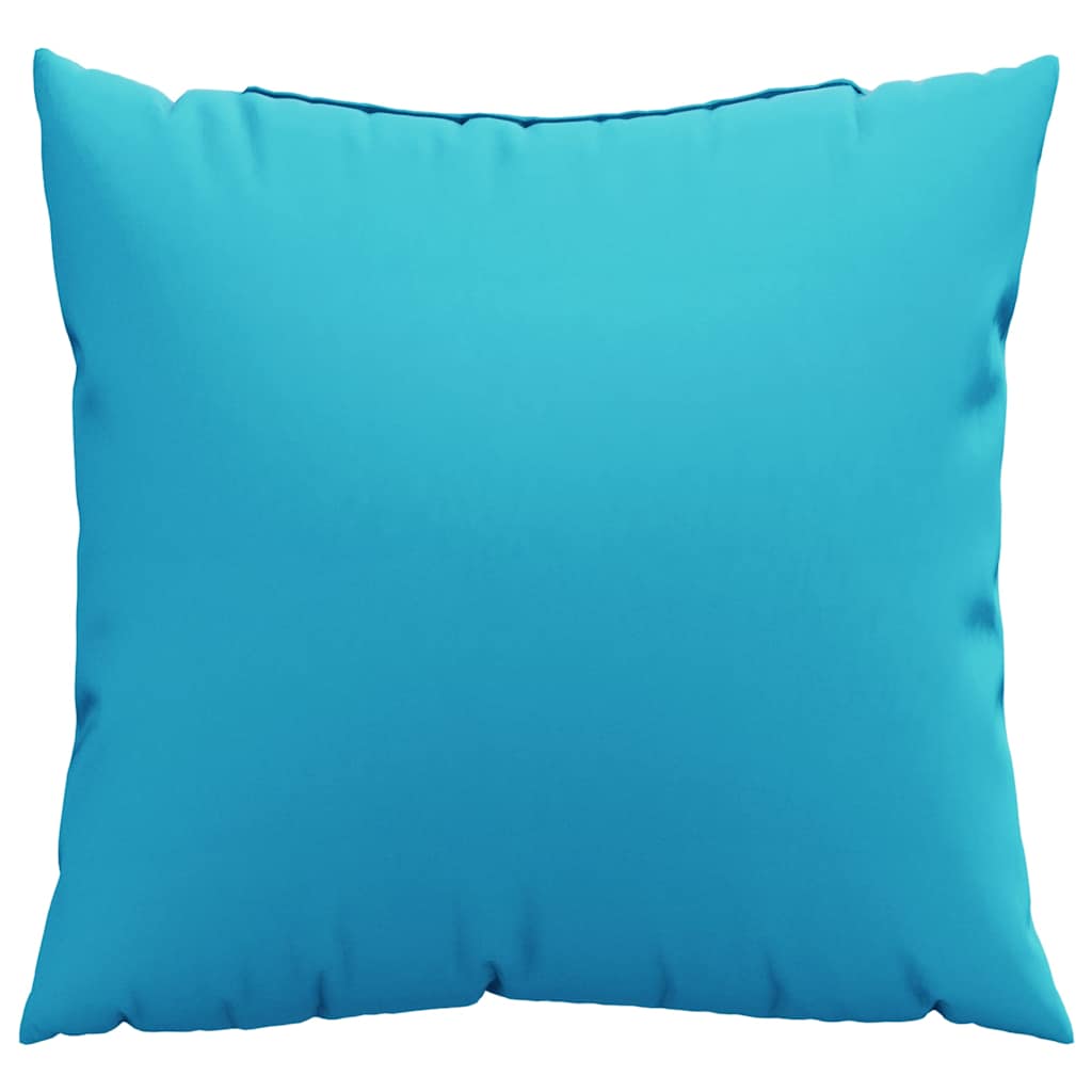 Travesseiros Decorativos 4 pcs Turquesa 40 x 40 cm tecido