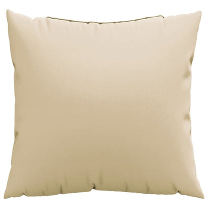 Almofadas de sofá 4 pcs 50x50 cm tecido bege