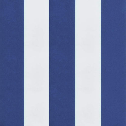 Almofadão para sofá de paletes 80x80x12 cm tecido azul/branco