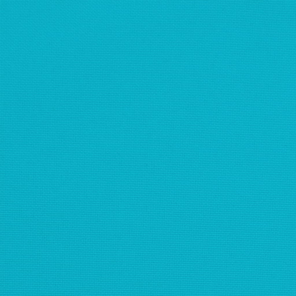 Almofadão para sofá de paletes 80x80x12 cm tecido turquesa