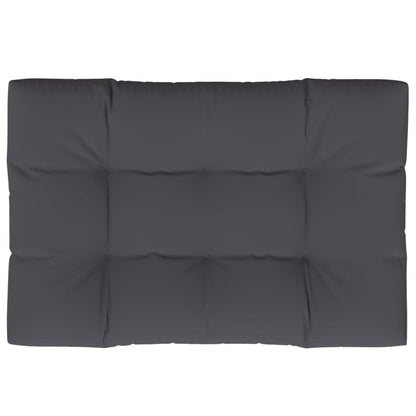 Almofadão para móveis de paletes 120x80x12 cm tecido antracite