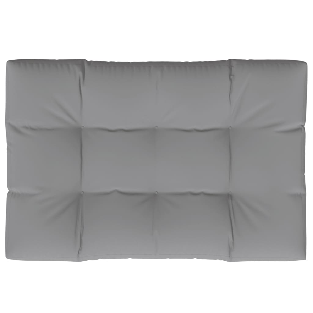 Almofadão para sofá de paletes 120x80x12 cm tecido cinza