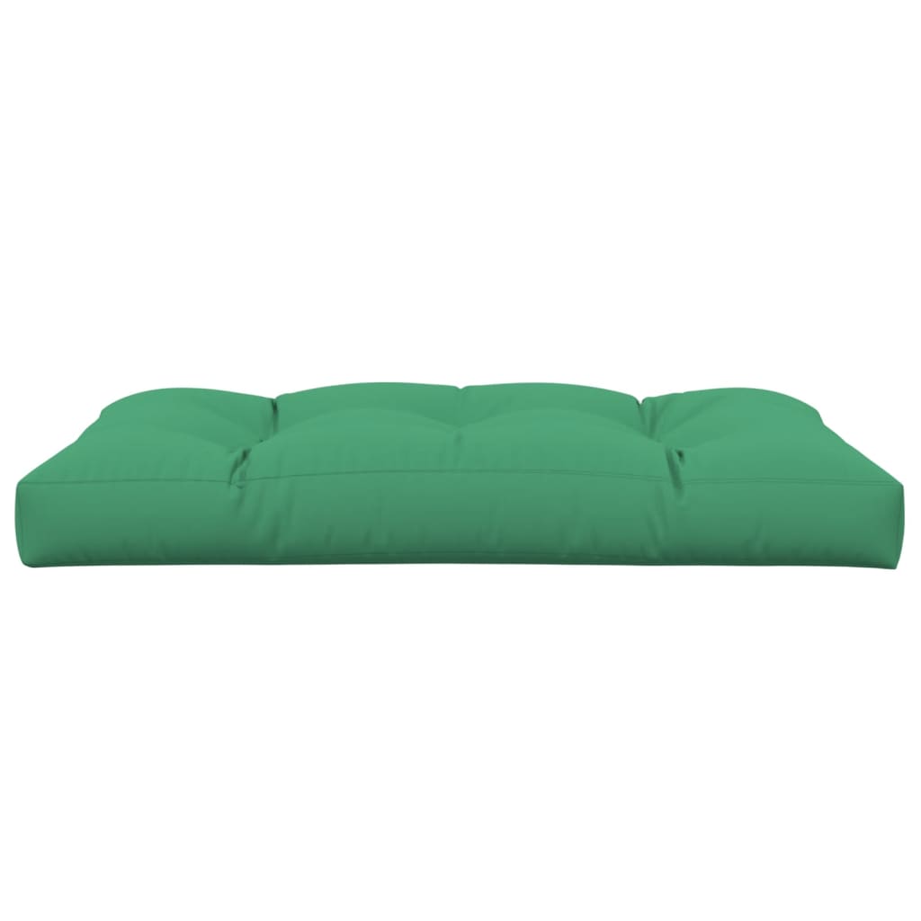 Almofadão para sofá de paletes 120x80x12 cm tecido verde