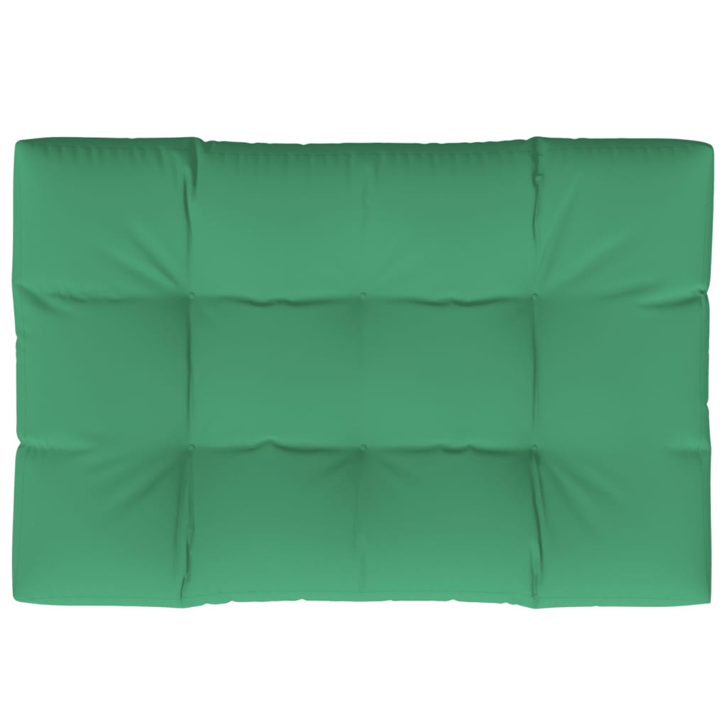 Almofadão para sofá de paletes 120x80x12 cm tecido verde