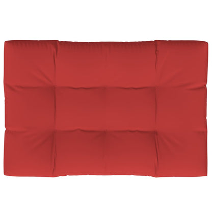 Almofadão para sofá de paletes 120x80x12 cm tecido vermelho