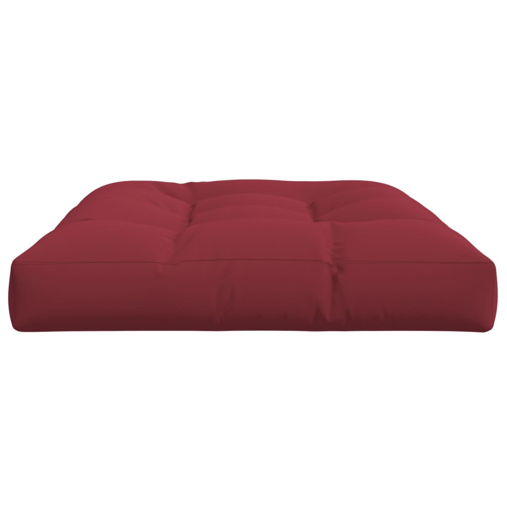 Almofadão p/ sofá de paletes 120x80x12 cm tecido vermelho tinto