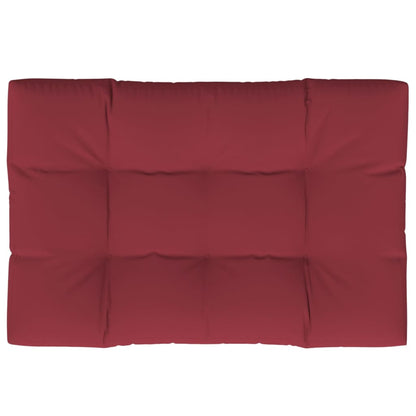 Almofadão p/ sofá de paletes 120x80x12 cm tecido vermelho tinto