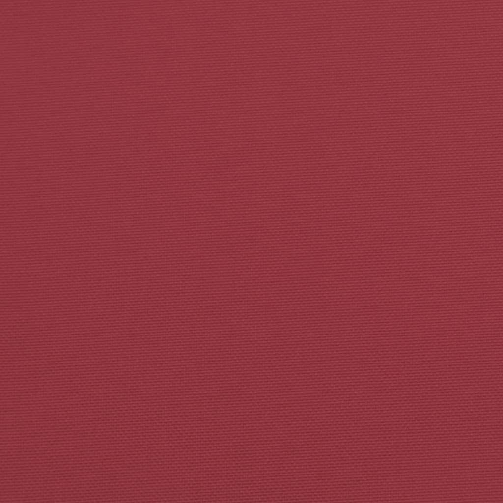 Almofadão p/ sofá de paletes 120x80x12 cm tecido vermelho tinto