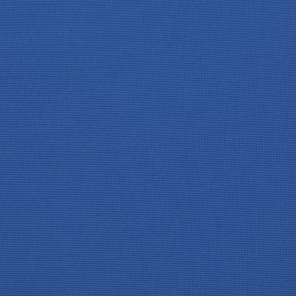 Almofadão para sofá de paletes 120x80x12 cm tecido azul real