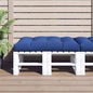 Almofadão para sofá de paletes 120x80x12 cm tecido azul real