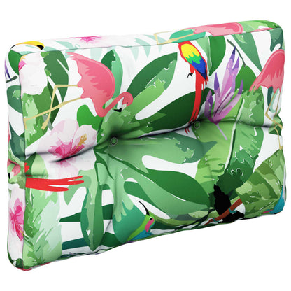 Almofadão para sofá de paletes 50x40x12 cm tecido multicolorido