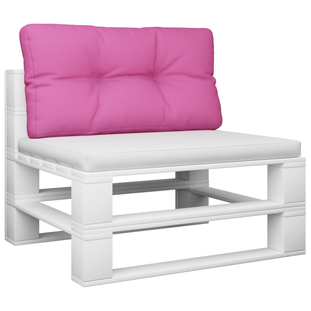 Almofadão para sofá de paletes 70x40x12 cm tecido rosa