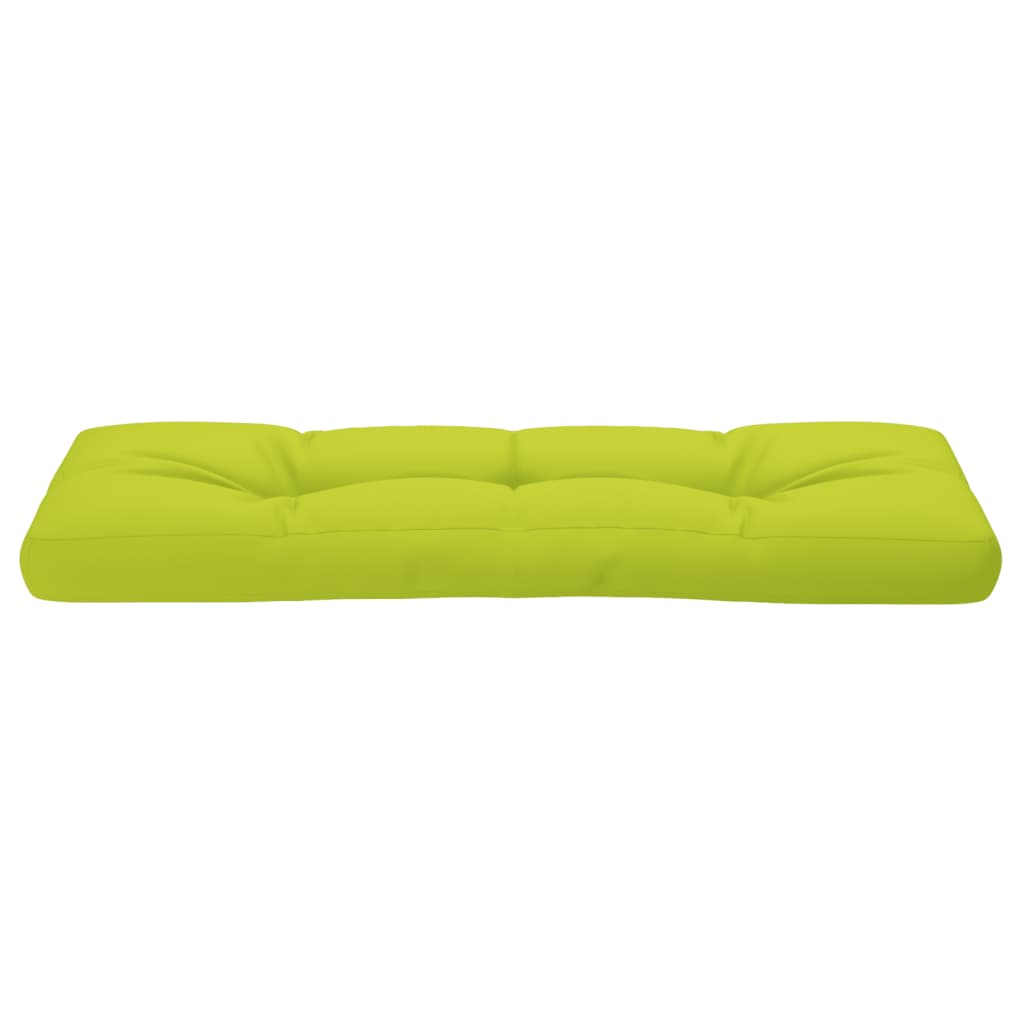 Almofadão p/ sofá de paletes 120x40x12cm tecido verde brilhante