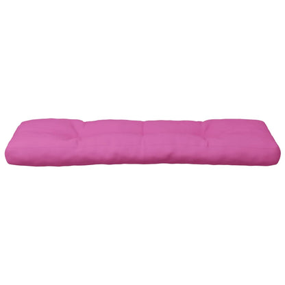 Almofadão para sofá de paletes 120x40x12 cm tecido rosa
