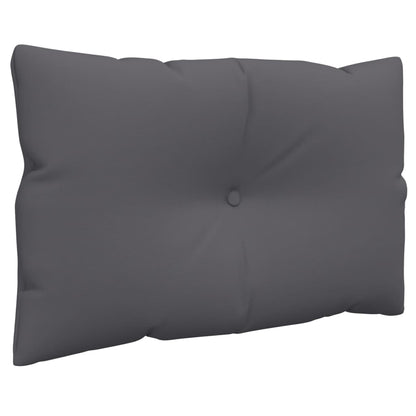 Almofadões de paletes 2 pcs tecido antracite