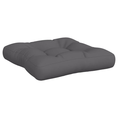 Almofadões de paletes 2 pcs tecido antracite