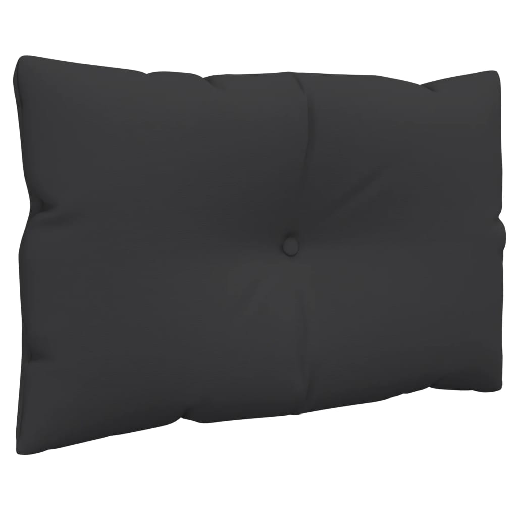 Almofadões de paletes 2 pcs tecido preto