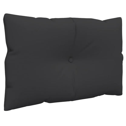 Almofadões de paletes 2 pcs tecido preto