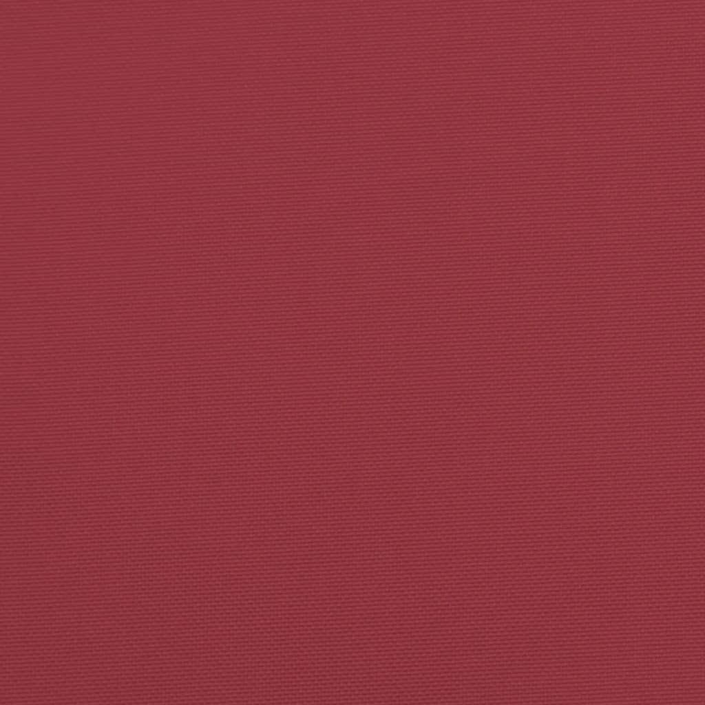 Almofadões para móveis de paletes 2 pcs tecido vermelho tinto