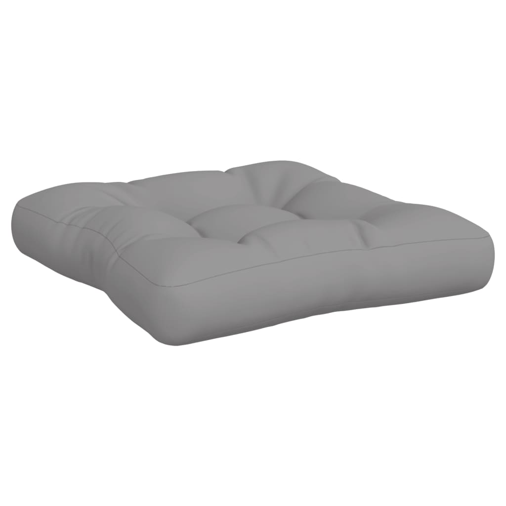 Almofadões p/ móveis de paletes 3 pcs tecido cinza