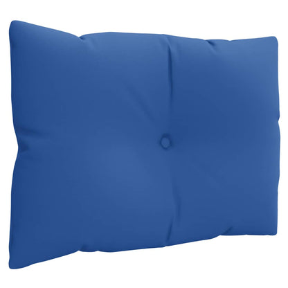 Almofadões para móveis de paletes 3 pcs tecido azul real