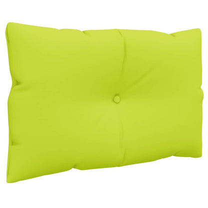 Almofadões para móveis de paletes 3 pcs tecido verde brilhante