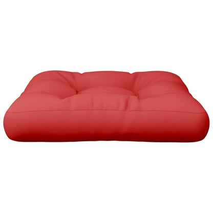 Almofadão paletes tecido vermelho