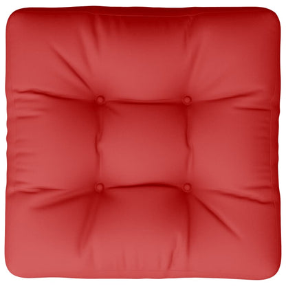 Almofadão paletes tecido vermelho