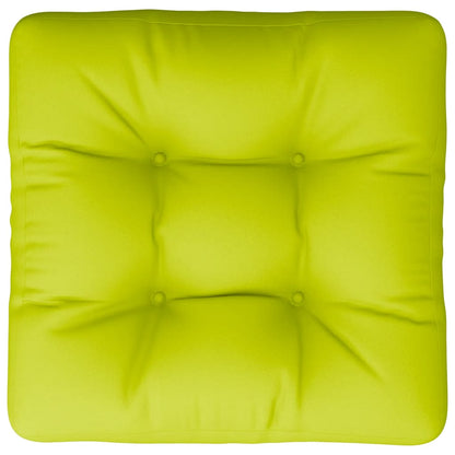 Almofadão para paletes 58x58x10 cm tecido verde brilhante