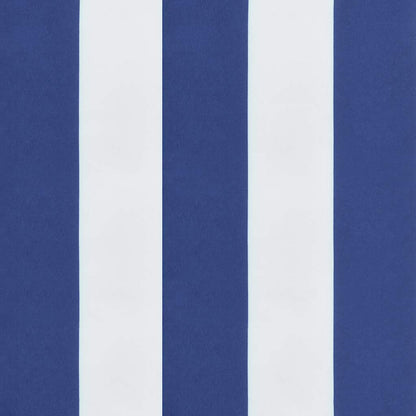 Almofadões p/ cadeira 6pcs 40x40x4 cm tecido riscas azul/branco