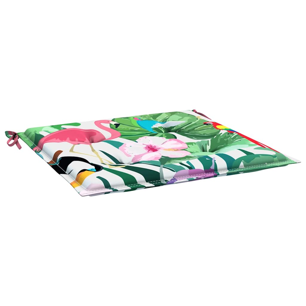 Almofadões p/ cadeira 6pcs 40x40x4 cm tecido multicor