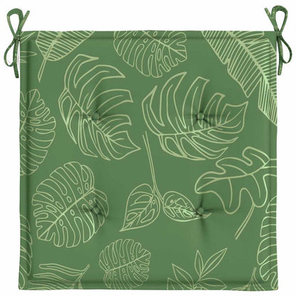 Almofadões p/ cadeira 4pcs 40x40x4cm tecido padrão folhas
