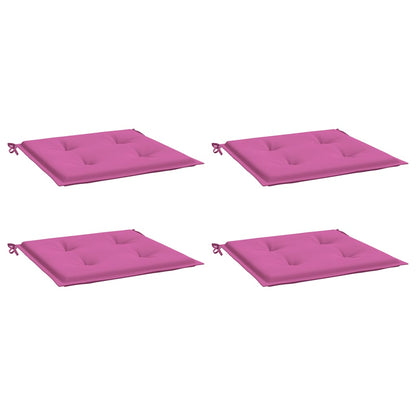Almofadões p/ cadeira 4pcs 40x40x4 cm tecido rosa