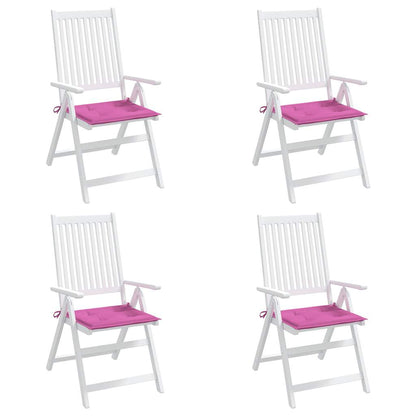 Almofadões p/ cadeira 4pcs 40x40x4 cm tecido rosa
