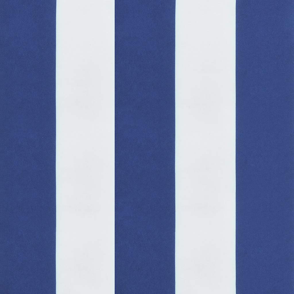 Almofadões p/ cadeira 2pcs 50x50x4 cm tecido riscas azul/branco
