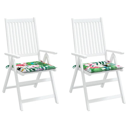 Almofadões p/ cadeira 2pcs 50x50x4cm tecido multicor