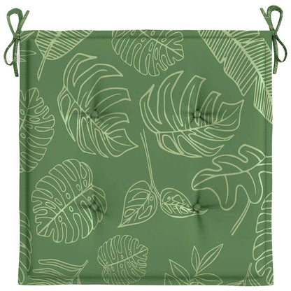 Almofadões p/ cadeira 6pcs 50x50x4cm tecido padrão folhas