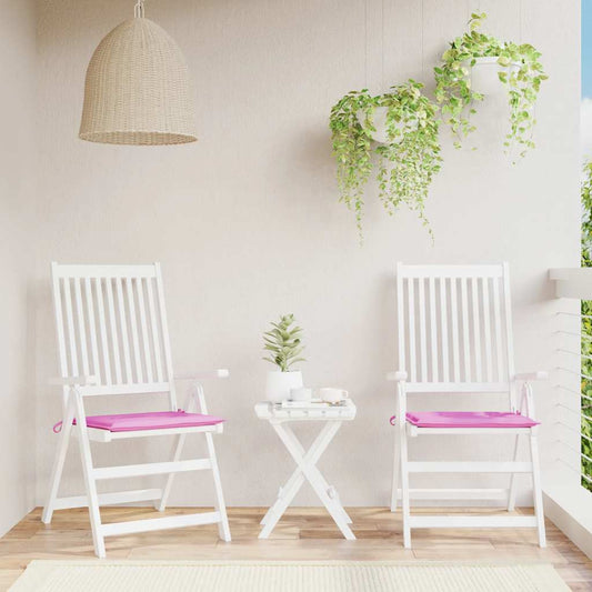 Almofadões p/ cadeira 2pcs 50x50x4cm tecido rosa