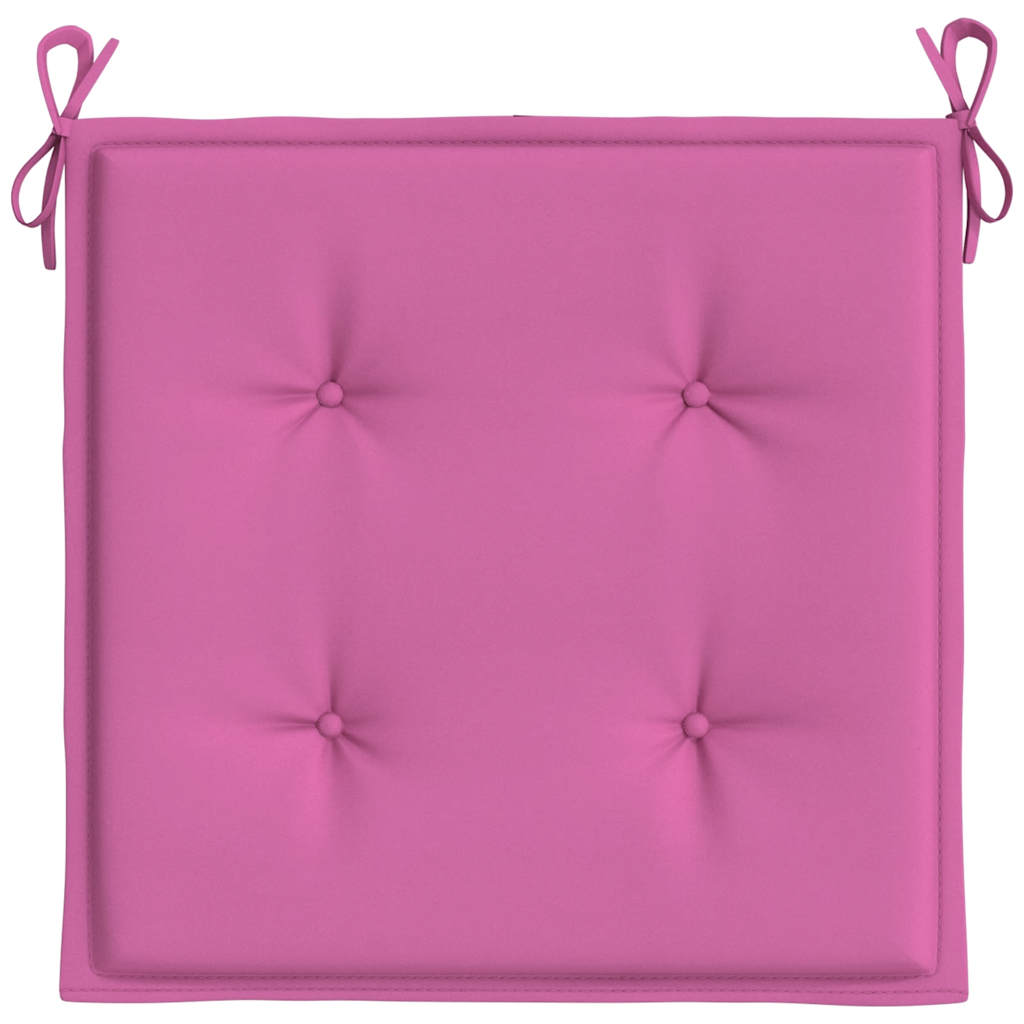 Almofadões p/ cadeira 4pcs 50x50x4cm tecido rosa