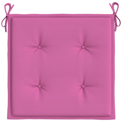 Almofadões p/ cadeira 4pcs 50x50x4cm tecido rosa