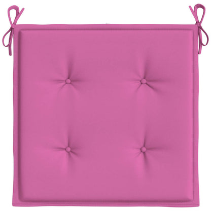 Almofadões p/ cadeira 6pcs 50x50x4cm tecido rosa
